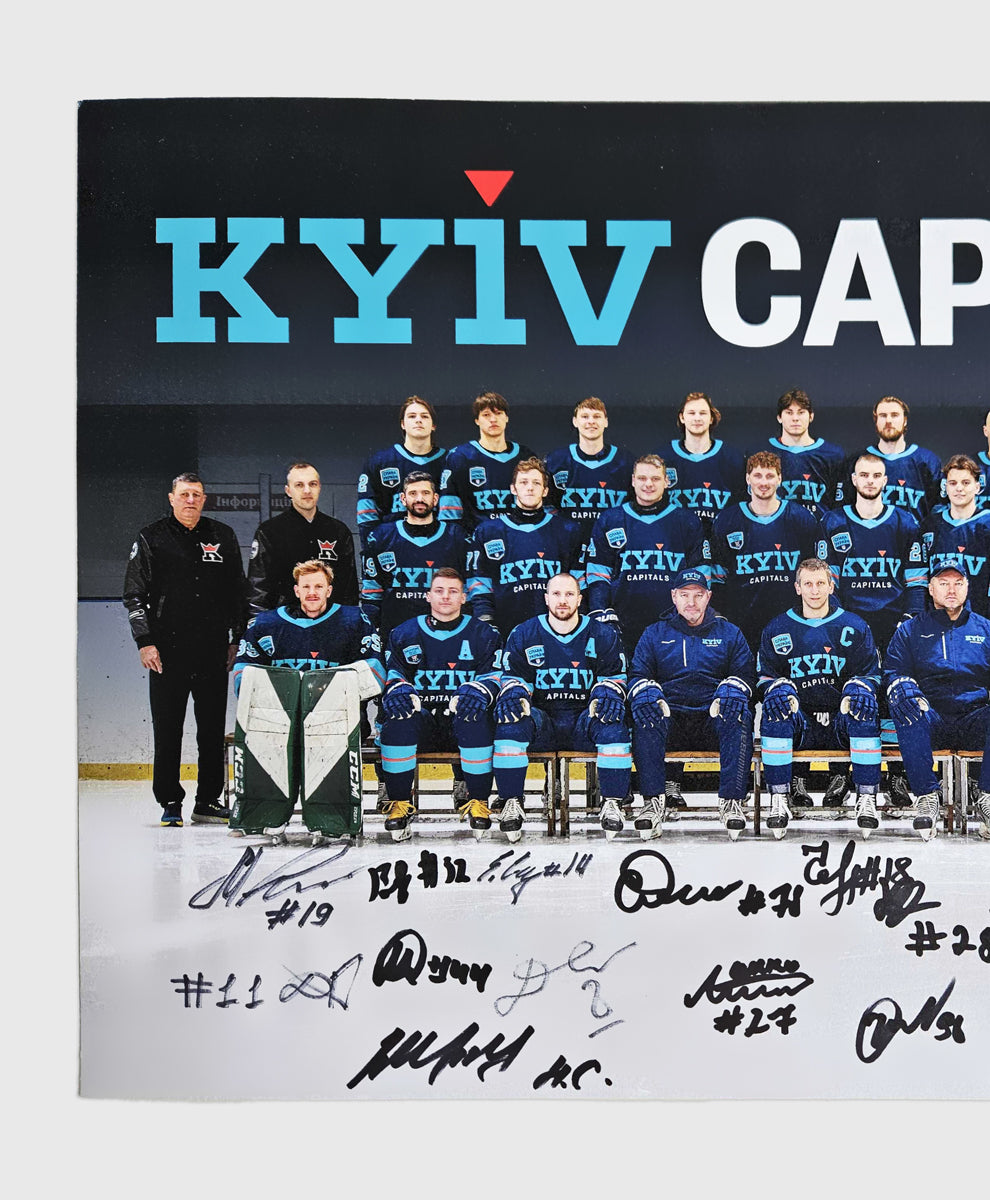 Team photo with Signatures