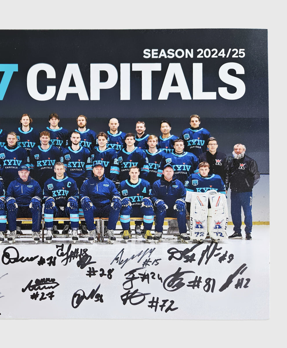 Team photo with Signatures