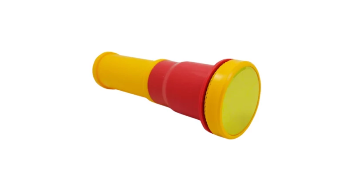 Red-yellow fan pipe