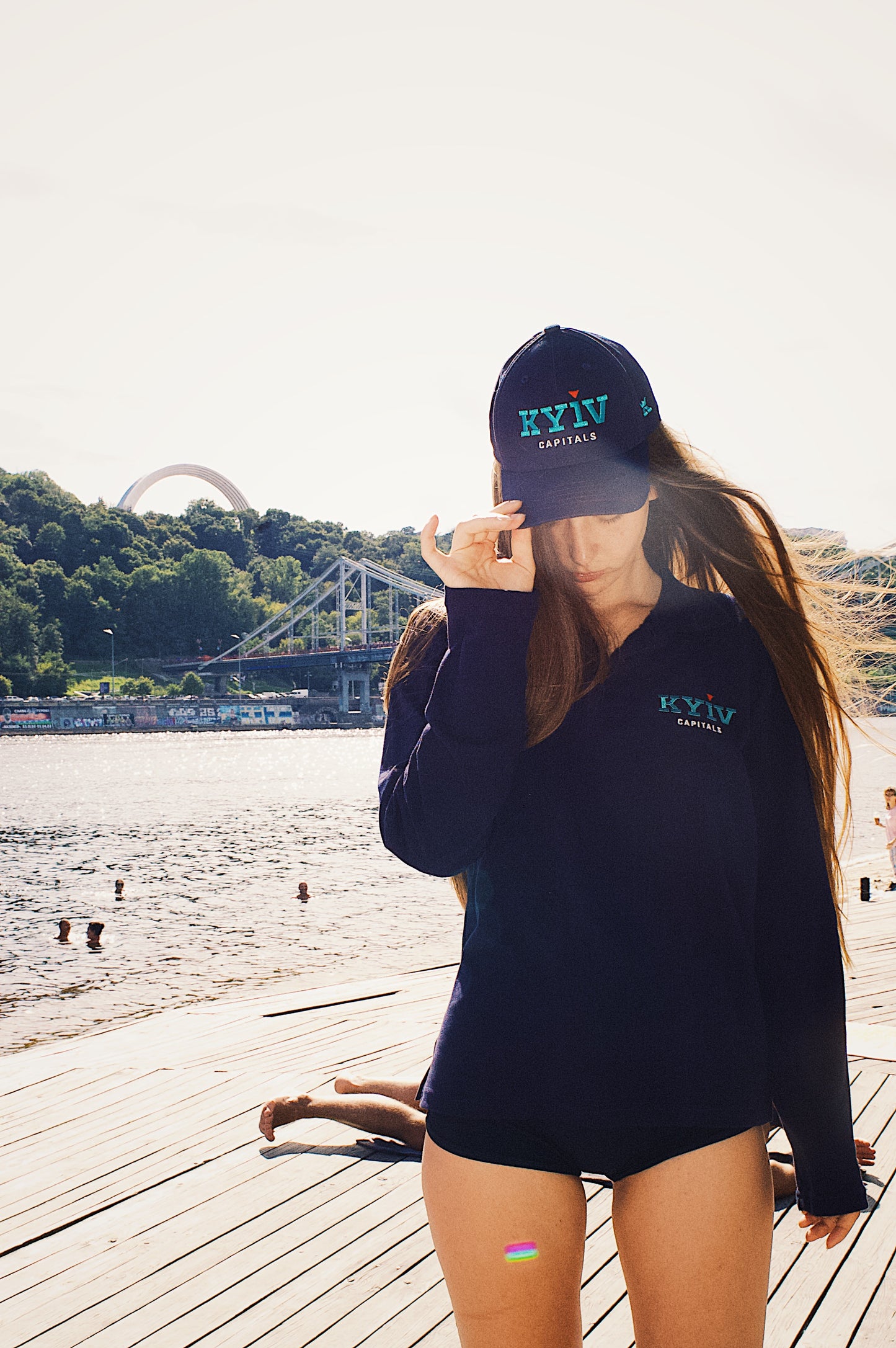 Оригінальний дизайн поло "Київ Кепіталз" з довгим рукавом