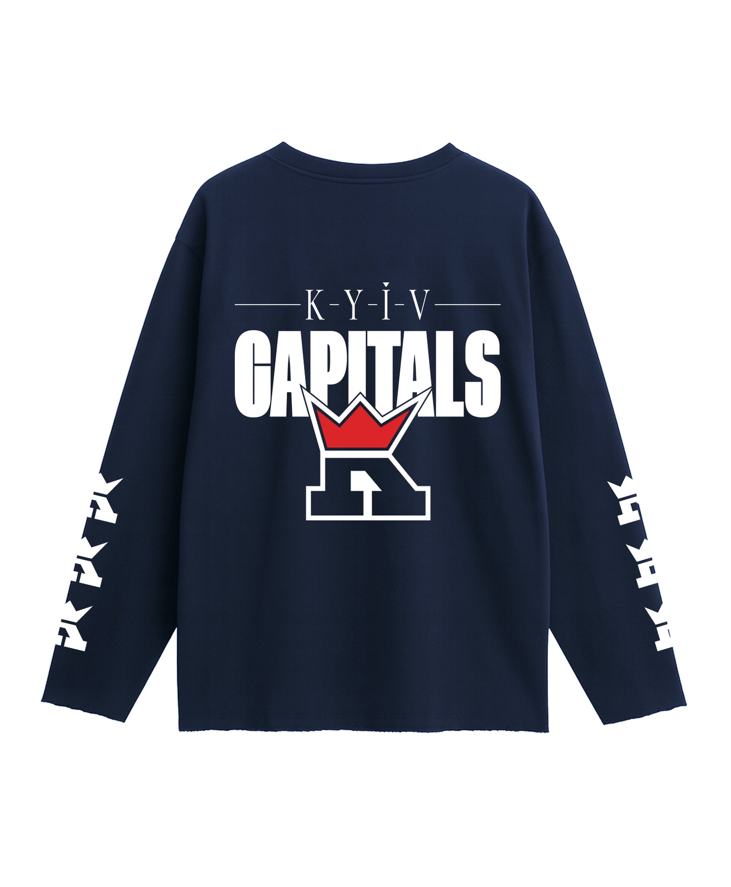 Urban Navy Oversize Long-Sleeve