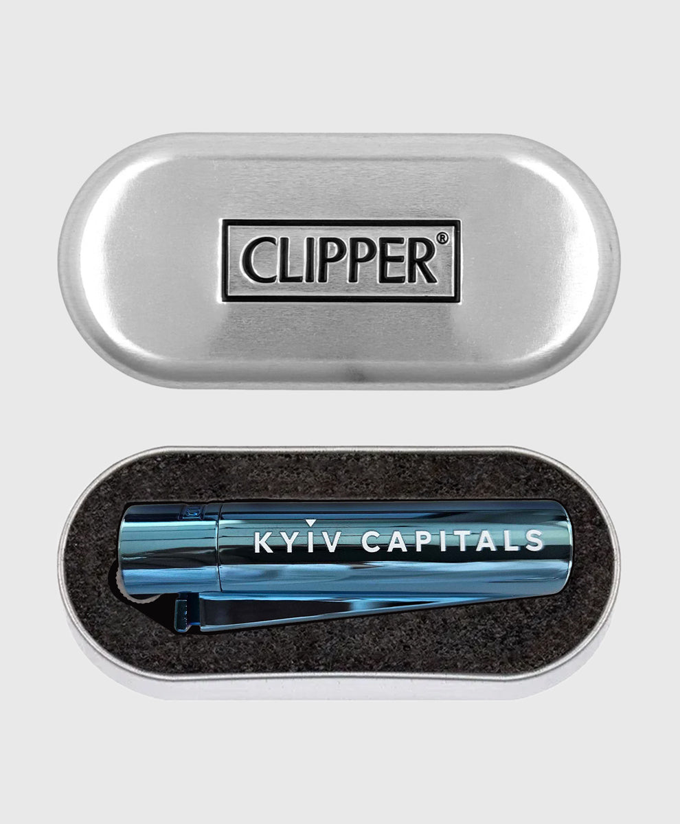 Запальничка Lighter Clipper Blue Metal