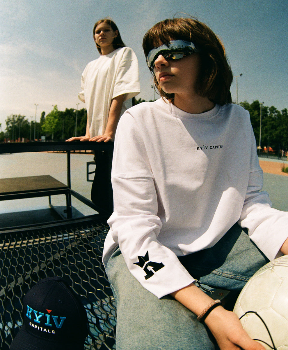 Urban style 1.0. Long sleeve white top #2