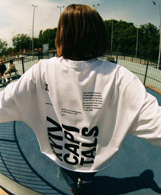 Urban style 1.0. Long sleeve white top #2