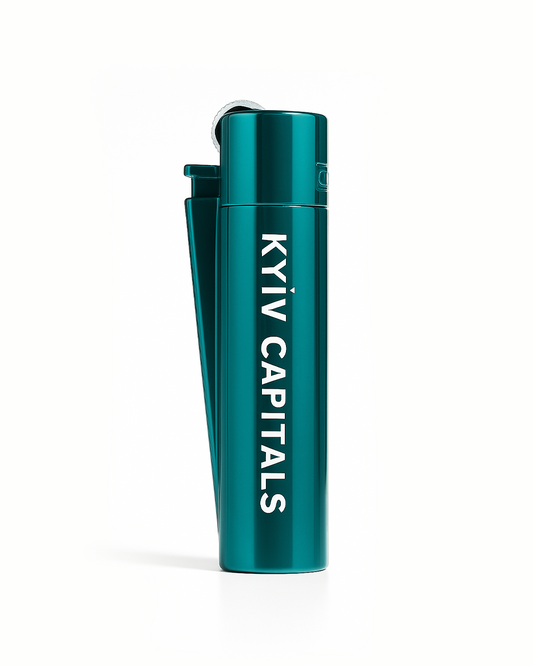 Запальничка Lighter Clipper Metal Turquoise Green