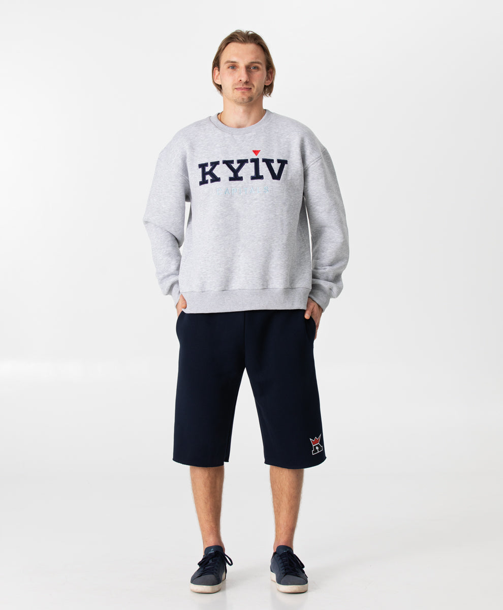 Kyiv Capitals Varsity Grey Crewneck Sweatshirt