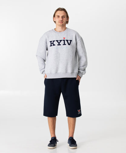 Kyiv Capitals Varsity Grey Crewneck Sweatshirt