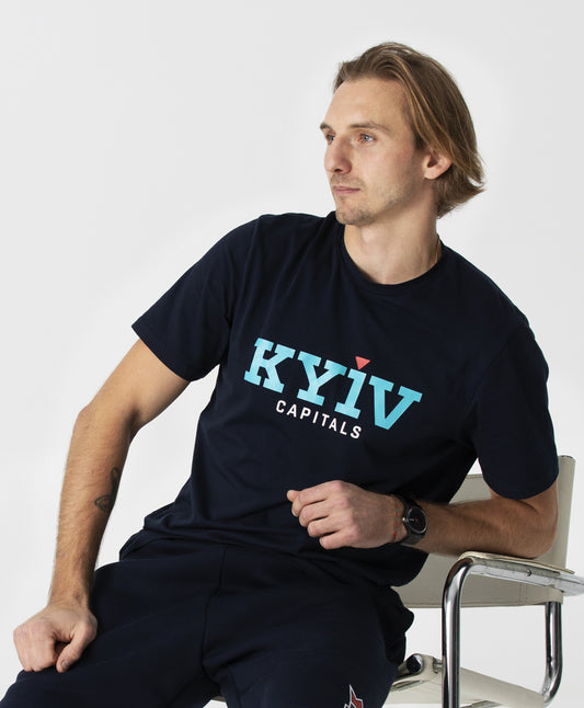 Kласична темно-синя футболка "Київ Кепіталз" 