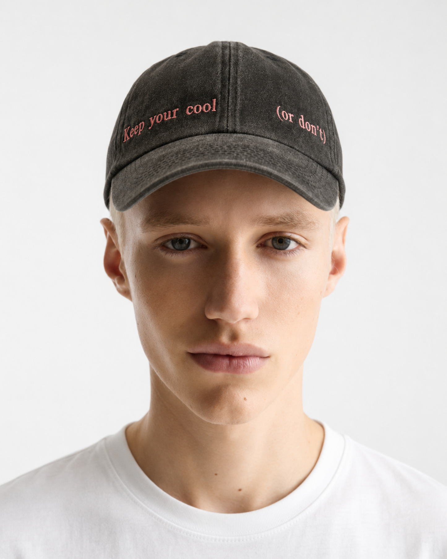 Dark Grey Cap "Keep your cool"