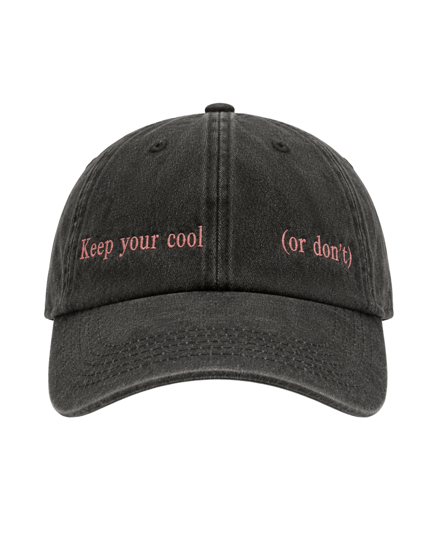 Dark Grey Cap "Keep your cool"
