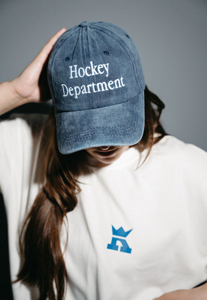 Dark Navy Cap "Hockey Department"