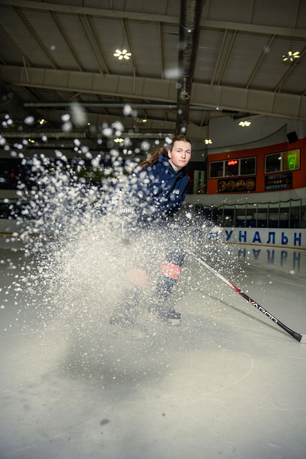 Oversize Navy Urban Hoodie