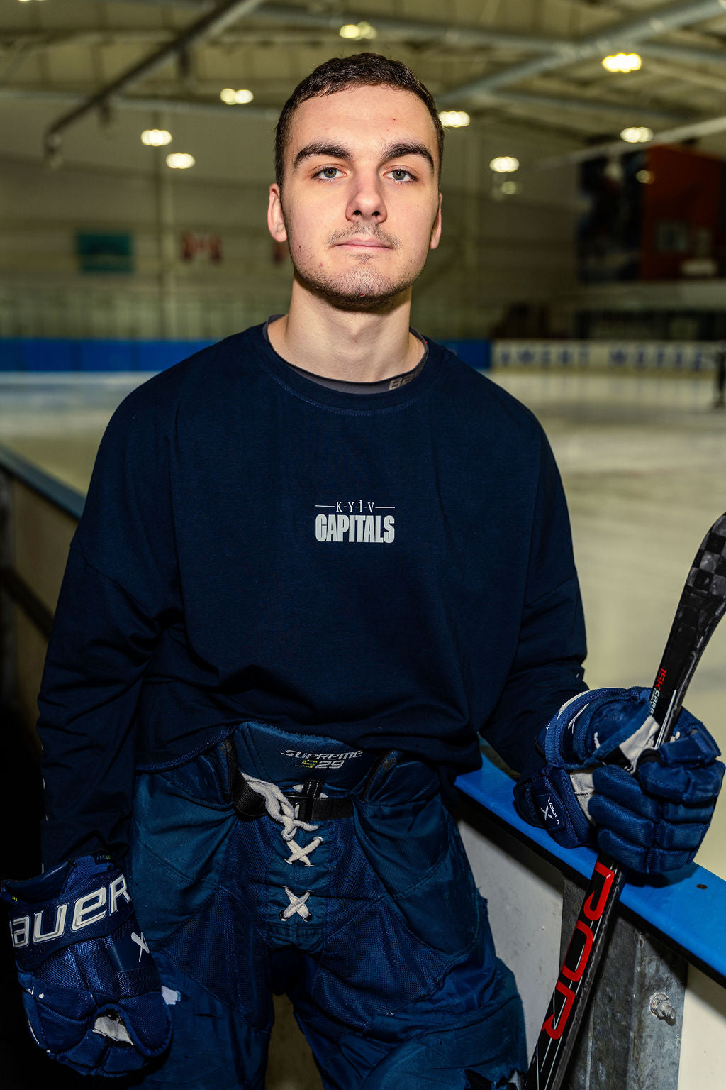 Urban Navy Oversize Long-Sleeve