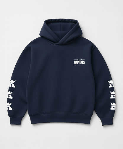 Oversize Navy Urban Hoodie