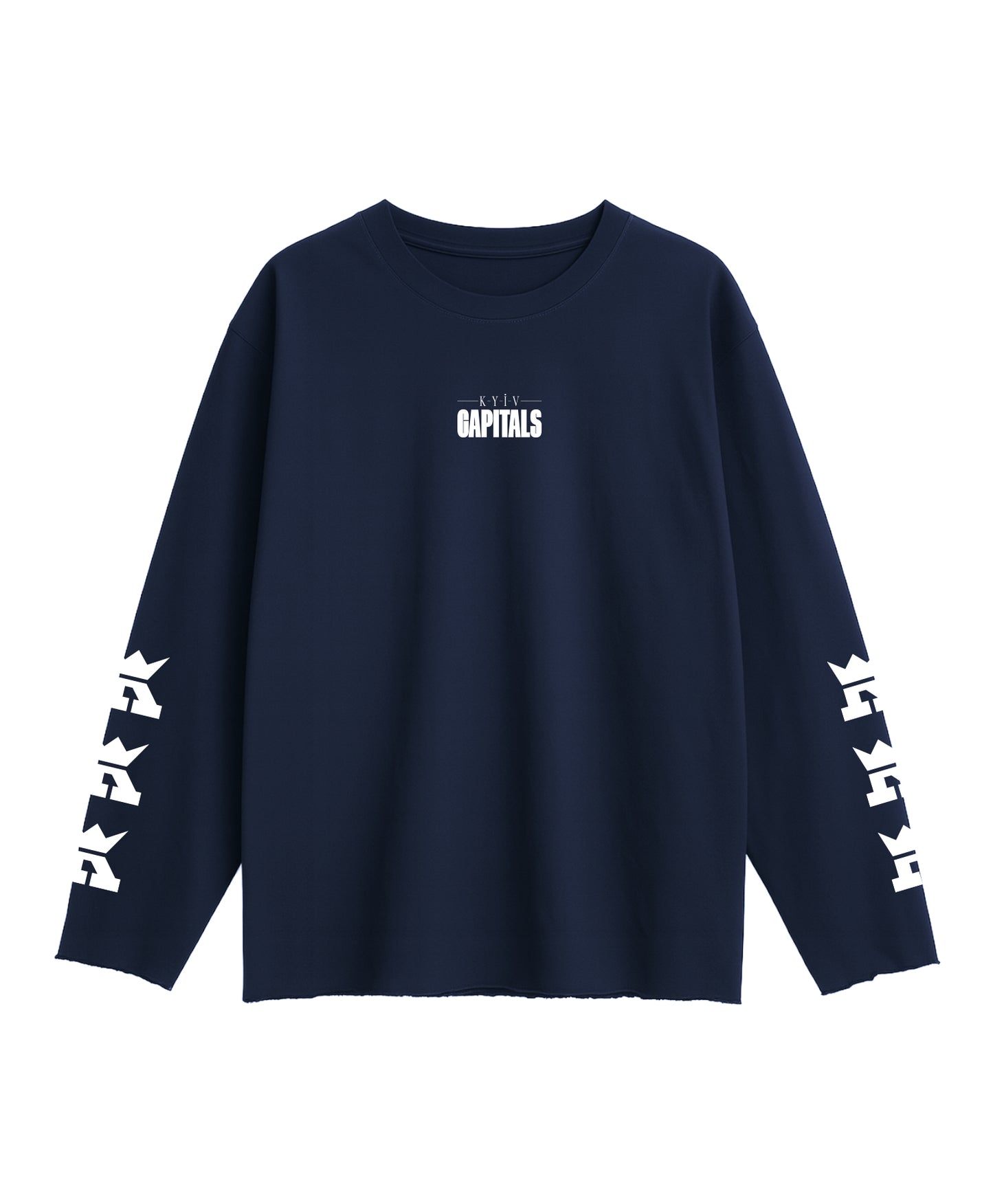 Urban Navy Oversize Long-Sleeve
