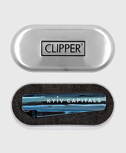 Запальничка Lighter Clipper  Blue Metal