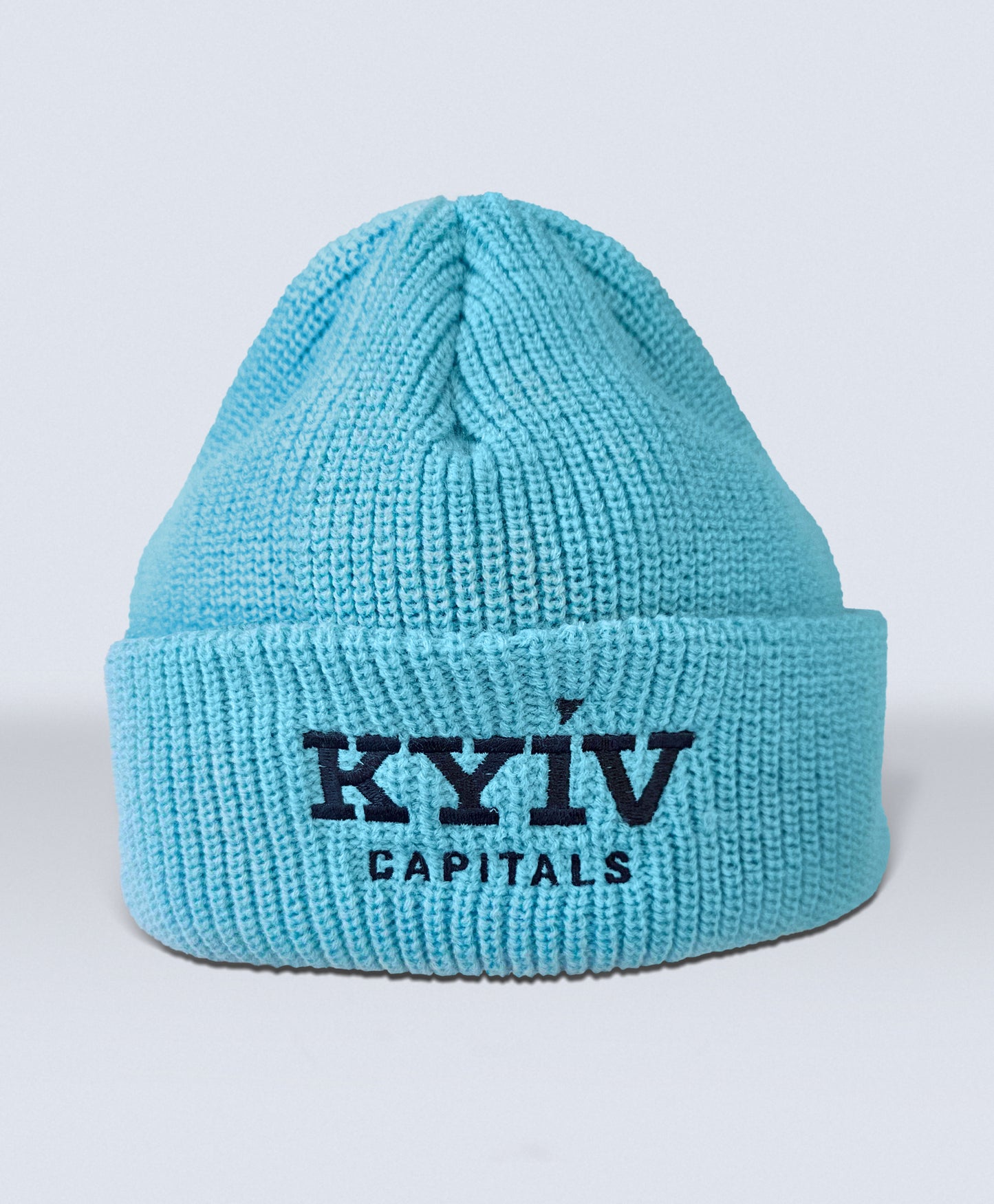 Sky Blue Hat with a Logo