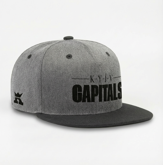 Сіра Снепбек Кепка Київ Кепіталз