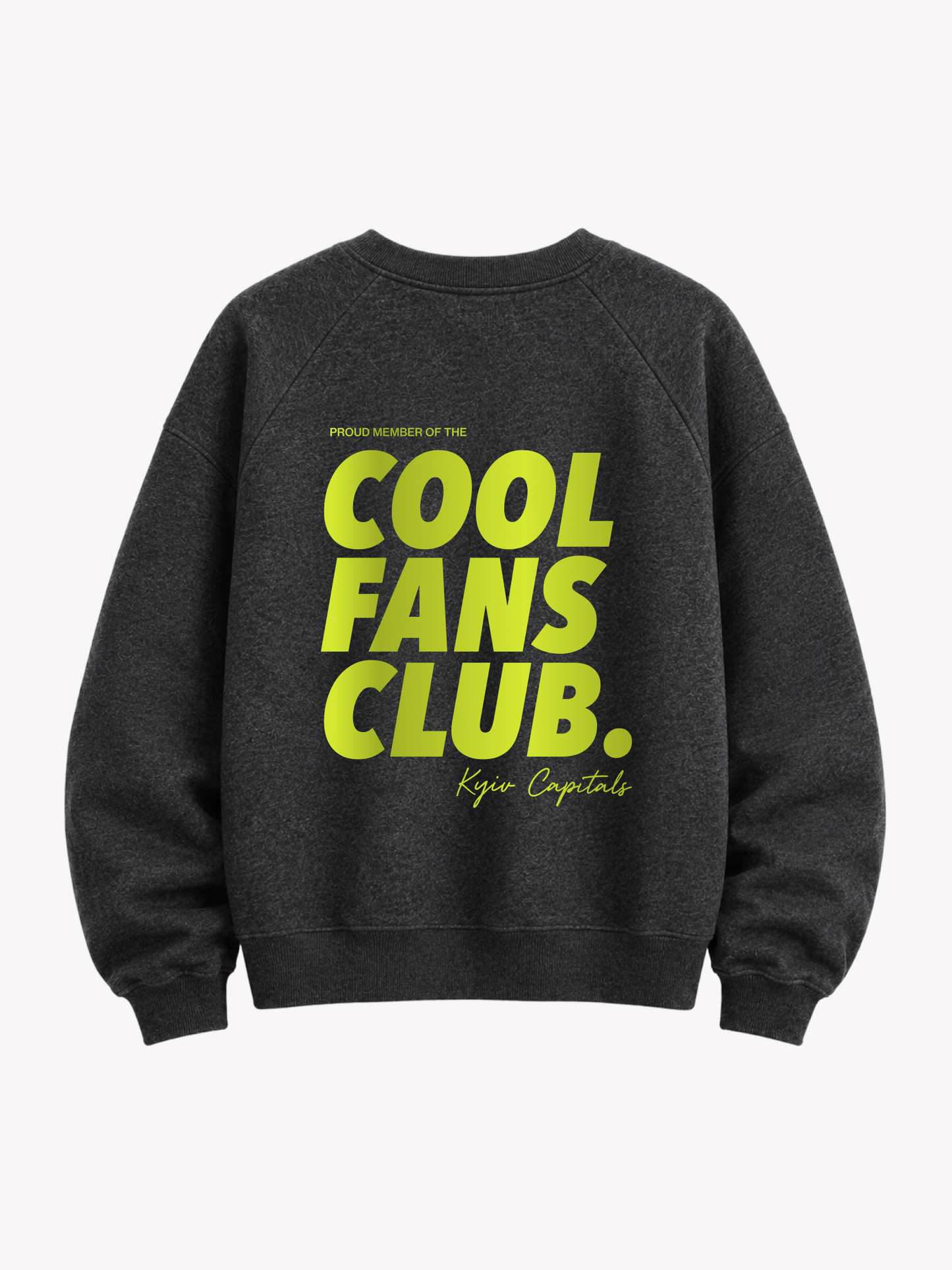 Grey Sweatshirt "Cool Fans Club"