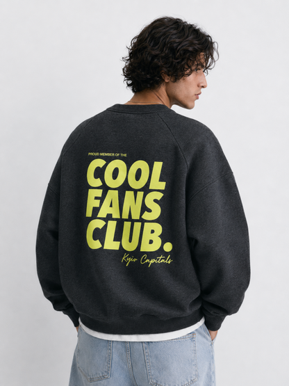 Grey Sweatshirt "Cool Fans Club"