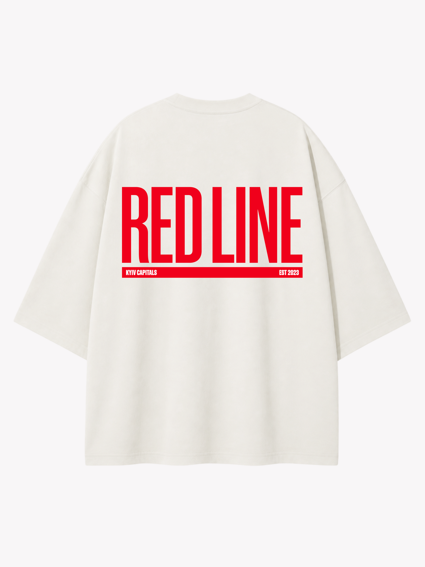 Off-White T-Shirt Red Line